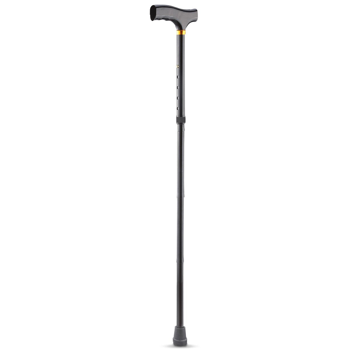 Drive Medical Designer Folding Cane with T Handle, Black