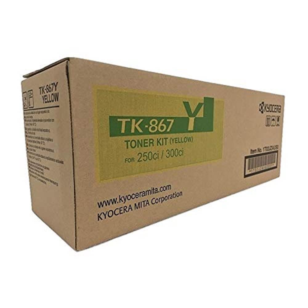 KYOCERA BR TASKALFA 300 1-TK867 SD YELLOW TONER, 12k yield