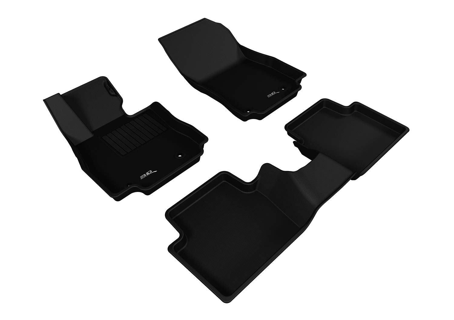 3D MAXpider TOYOTA YARIS 2019-2020 / YARIS IA 2017-2018 KAGU BLACK R1 R2