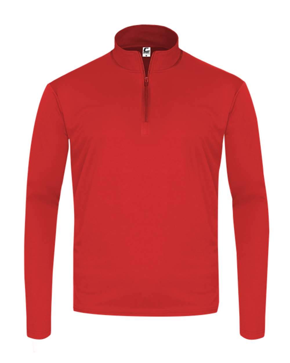 C2 Sport Youth Quarter-Zip Pullover - Red, L