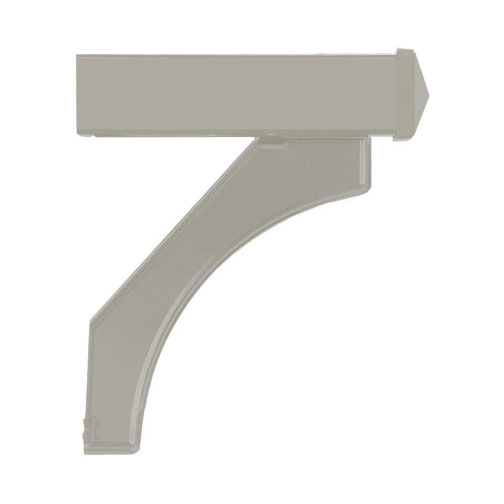 Arm Kit - Replacement for Deluxe Post for (1) Roadside Mailbox - Silver