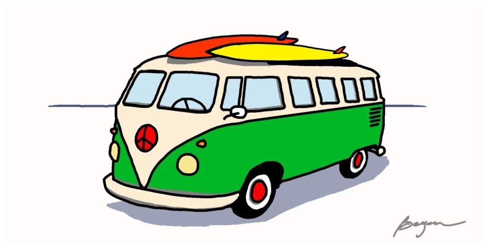 Peace Wagon-Paper Art-74x38”