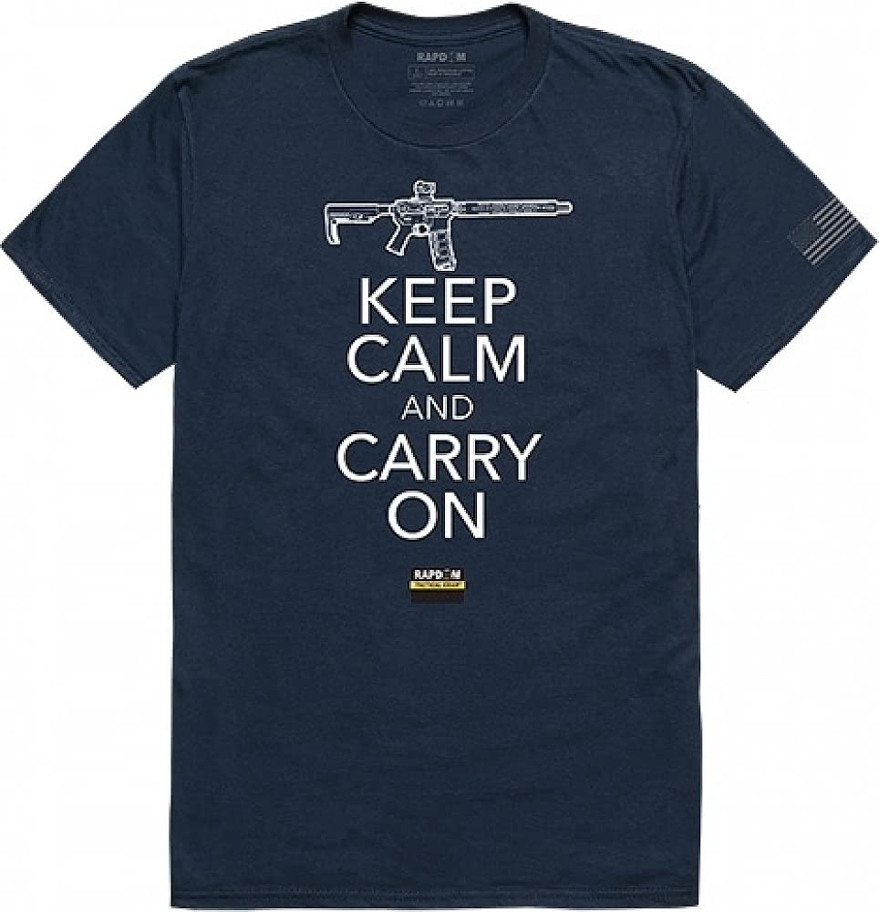 Tactical Graphic Tees, Carry On, Navy, XL