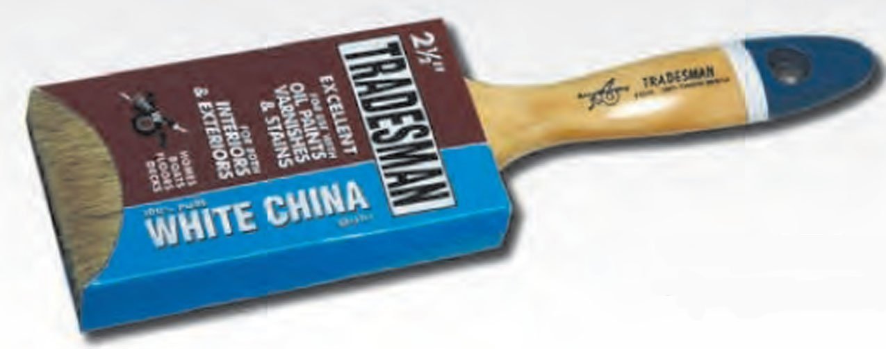 5035 3' Tradesman - White China Varnish Brush