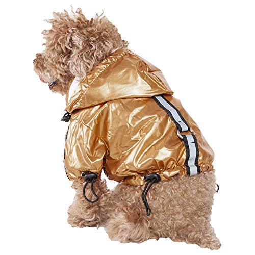 Reflecta-Sport Adjustable Reflective Weather-Proof Pet Rainbreaker Jacket