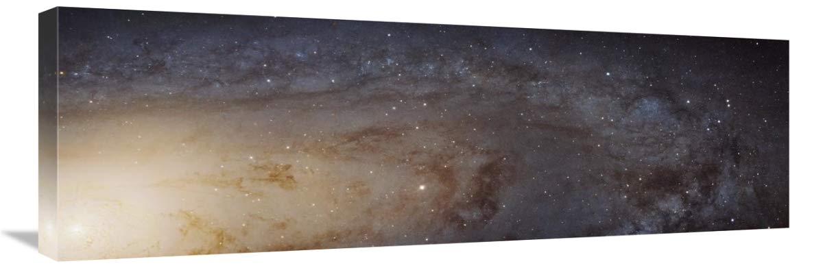 Hubble M31 PHAT Mosaic - Andromeda Panorama-Canvas Art-36x12”