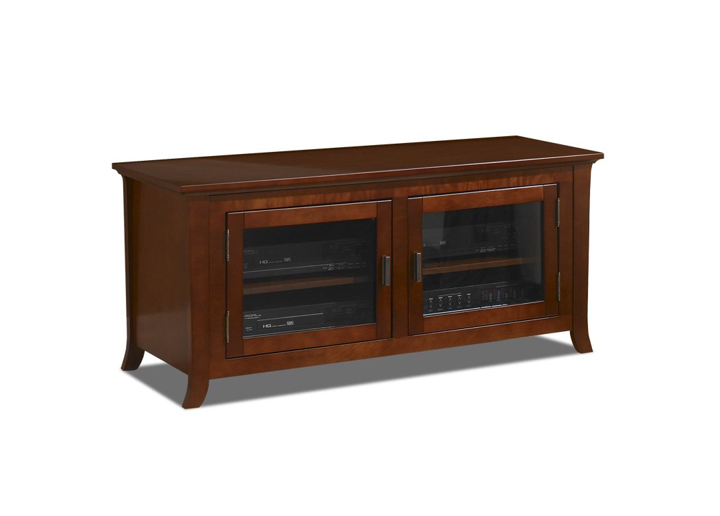 50-Inch Wide TV Credenza, Walnut