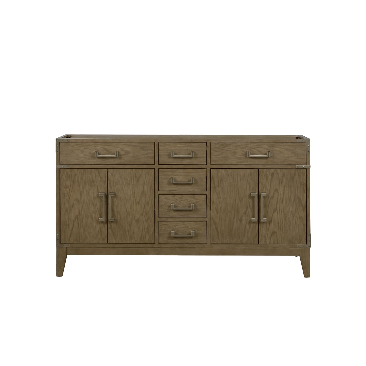 Laurel 60 in W x 22 in D Grey Oak Double Bath Vanity