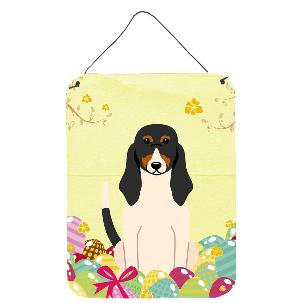 Easter Eggs Design with Dog Wall or Door Hanging Prints