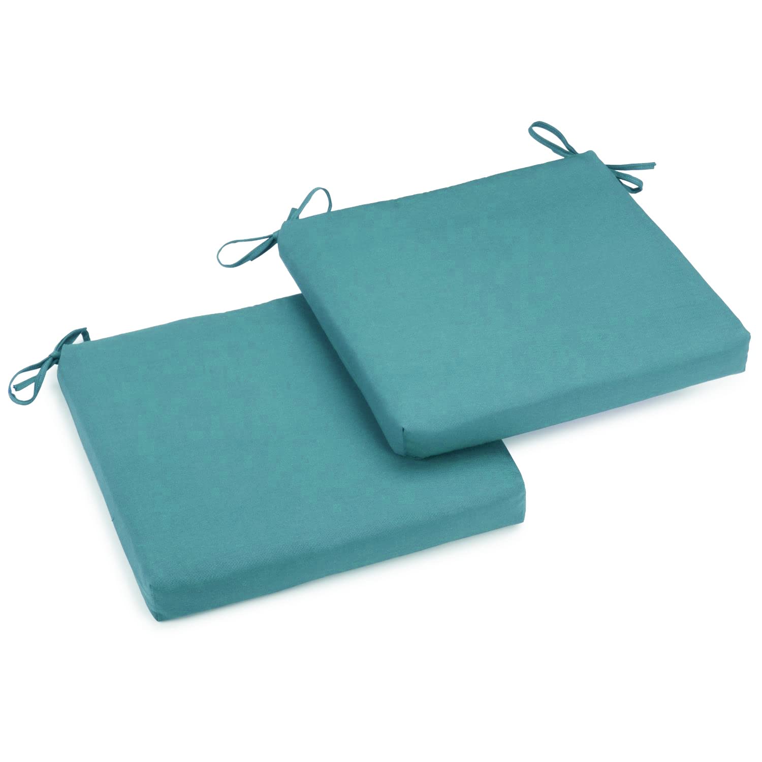 20-inch by 19-inch Solid Twill Chair Cushions (Set of 2) 93454-2CH-TW-AB