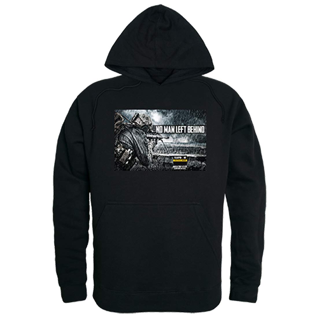 Graphic Pullover, No Men Left, Black, XL