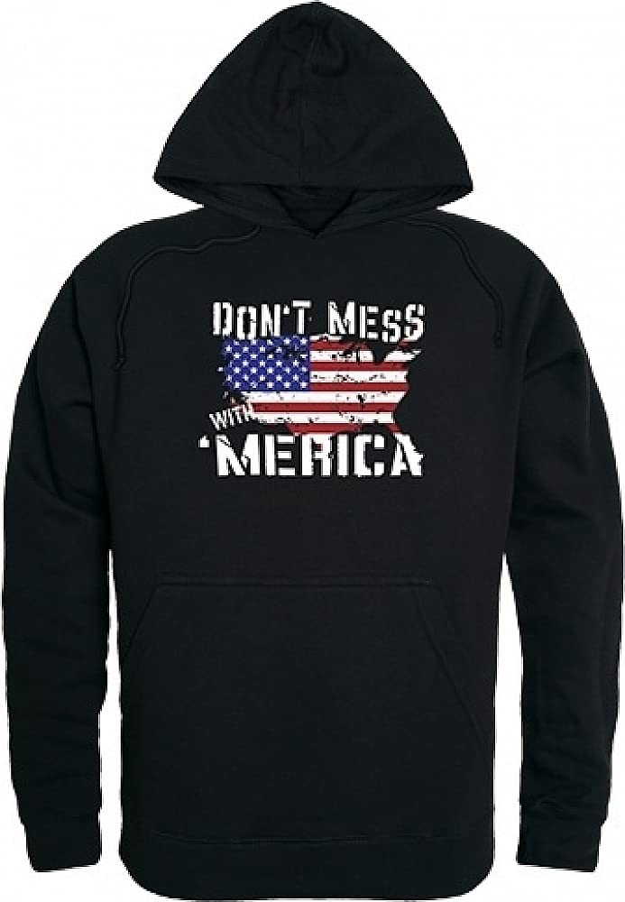 GraphicPullover, Dt Mess with Am, Black, S