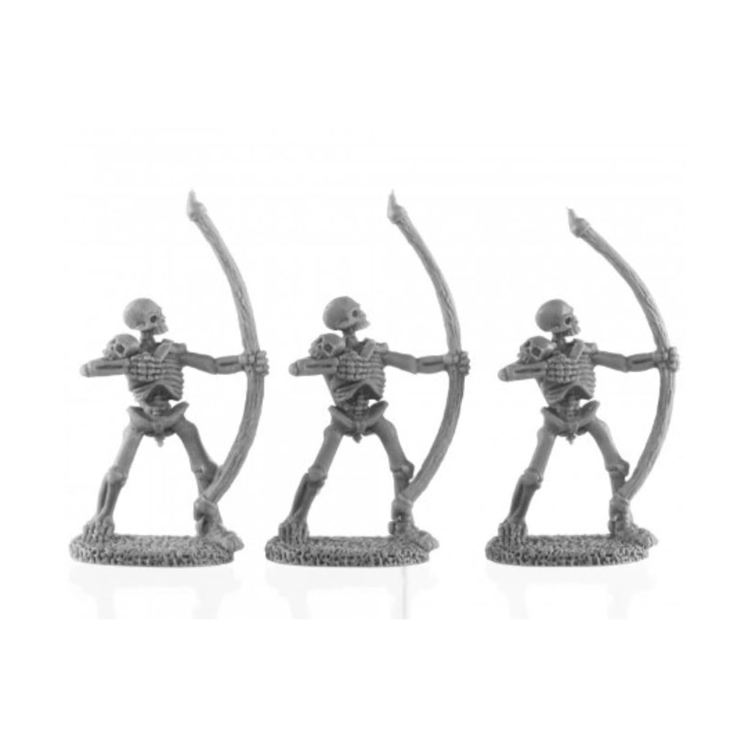 Skeletal Archers Miniature Figure 25mm Heroic Scale Reaper Bones USA Reaper Miniatures
