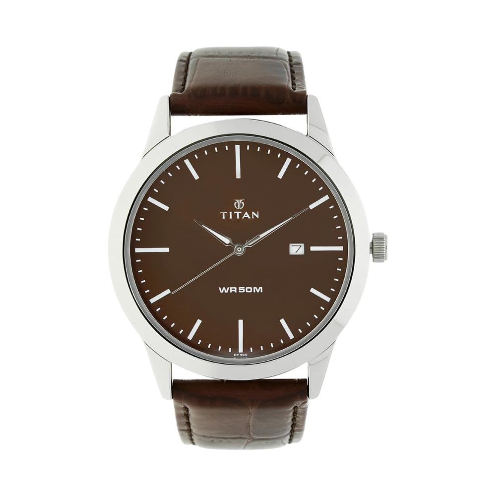Titan Analog Brown Dial Men's Watch NM1584SL04/NN1584SL04/NP1584SL04