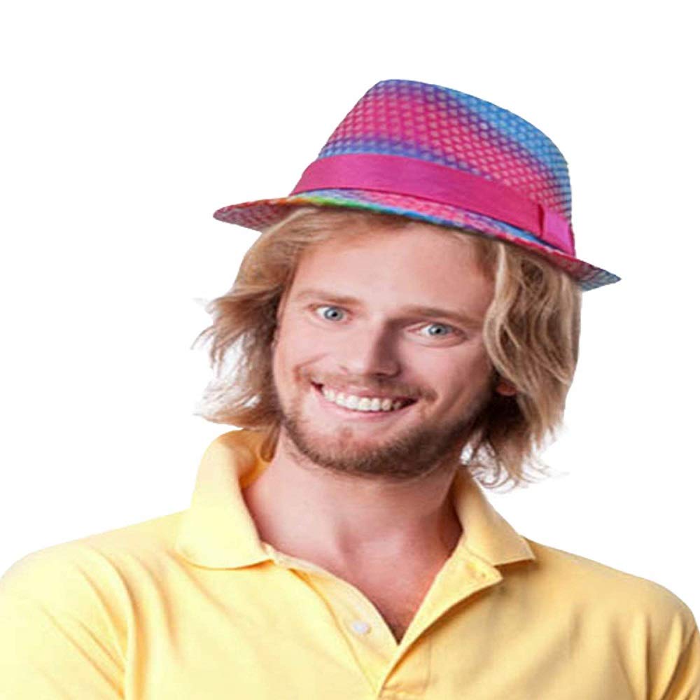 Rainbow Sequin Hat