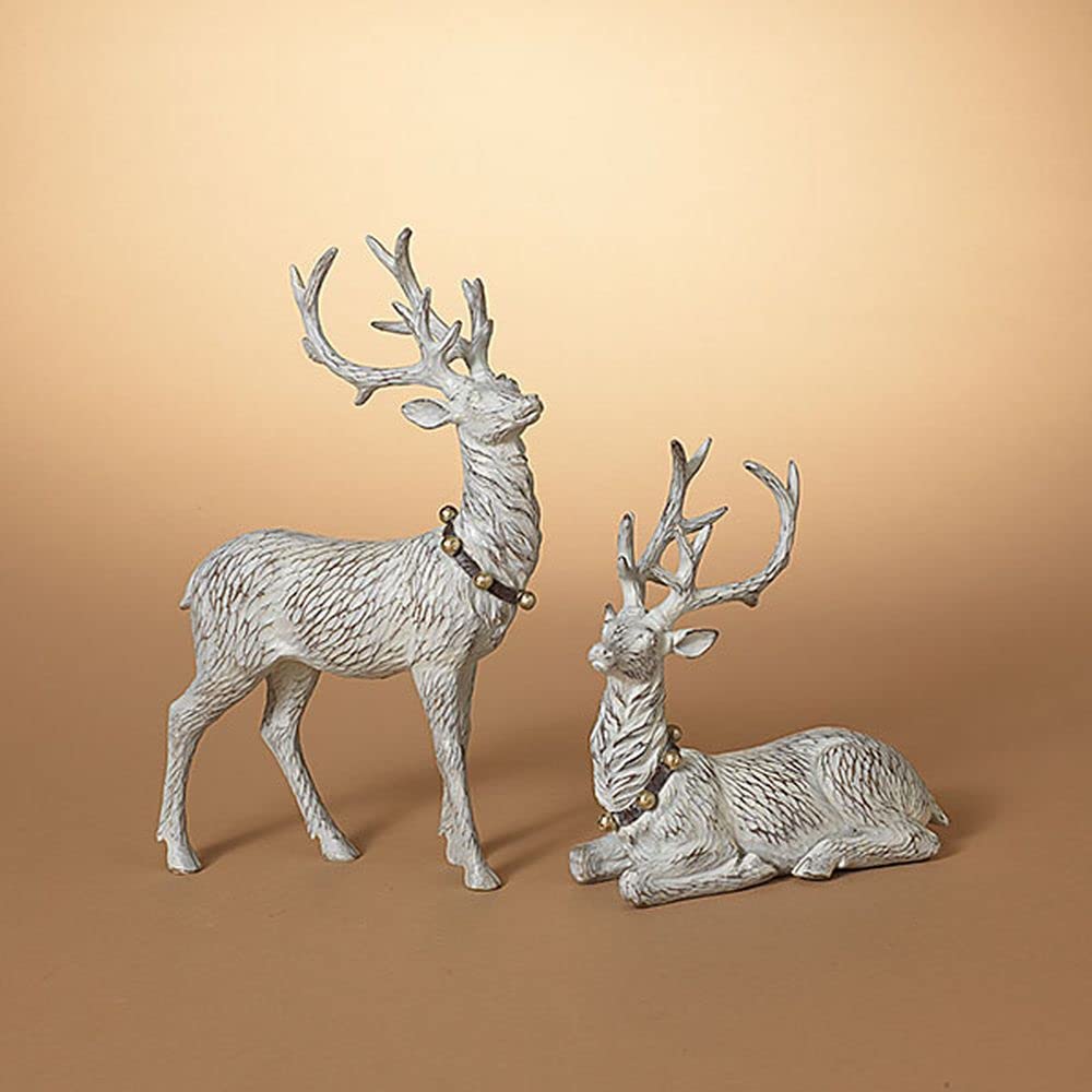 STNDNG HLYDY DEER FIGUR (Pack of 8)
