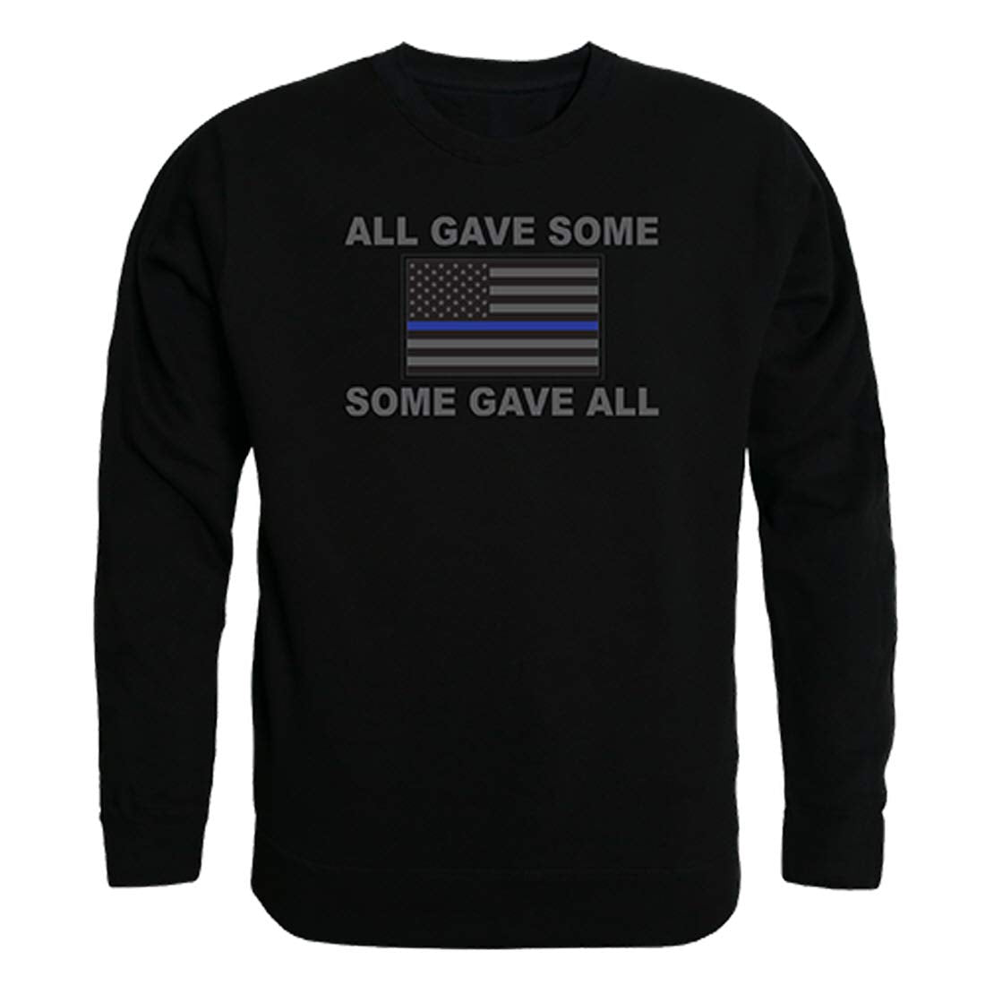 Graphic Crewneck, All Gave Some, Black, L