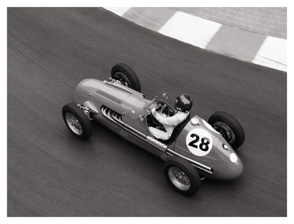 Historical race car at Grand Prix de Monaco-Paper Art-42x32”