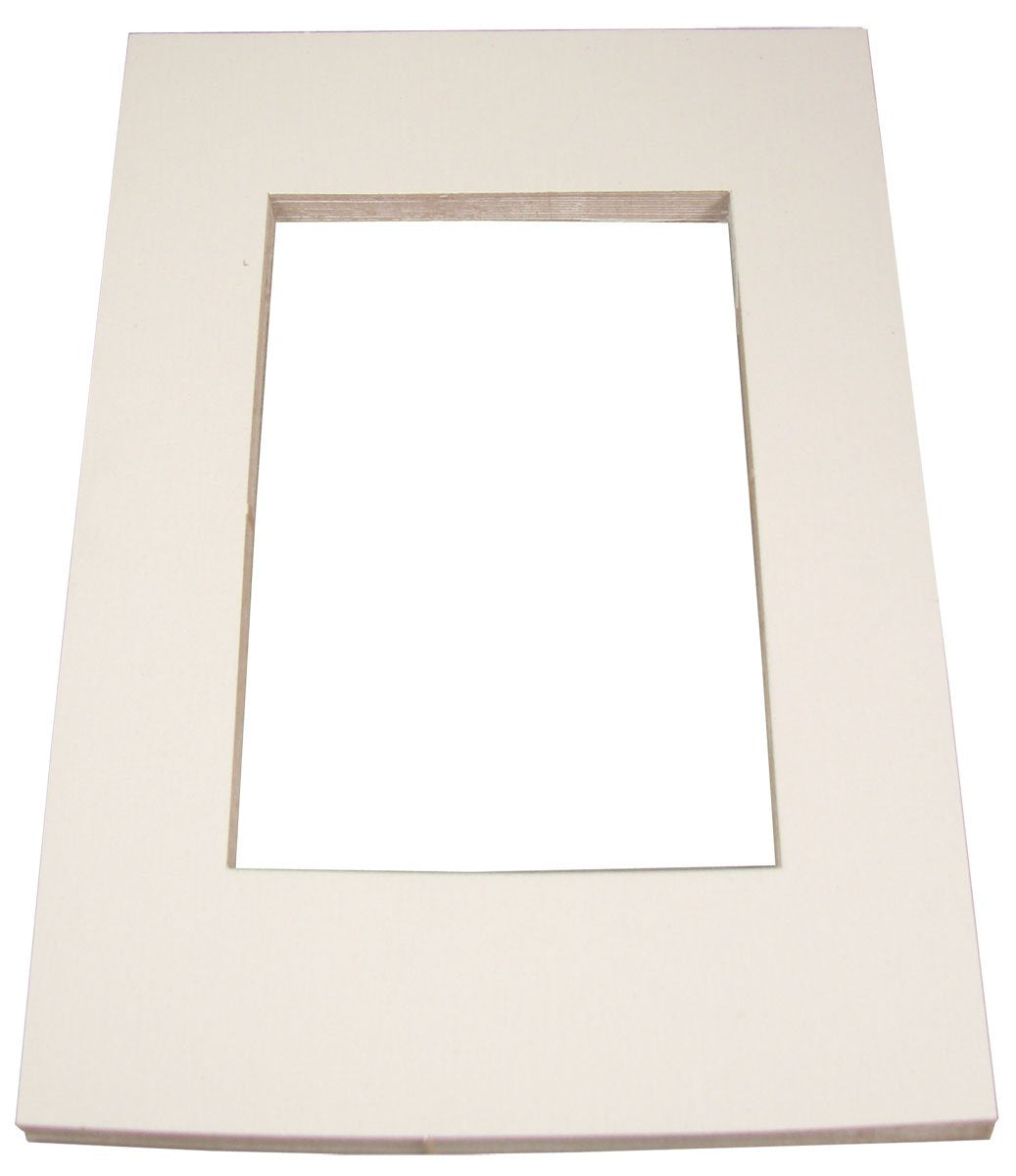 Inovart Picture-It White Pre-Cut Artpresentation Mat Frames - Fits Artwork 12 X 18