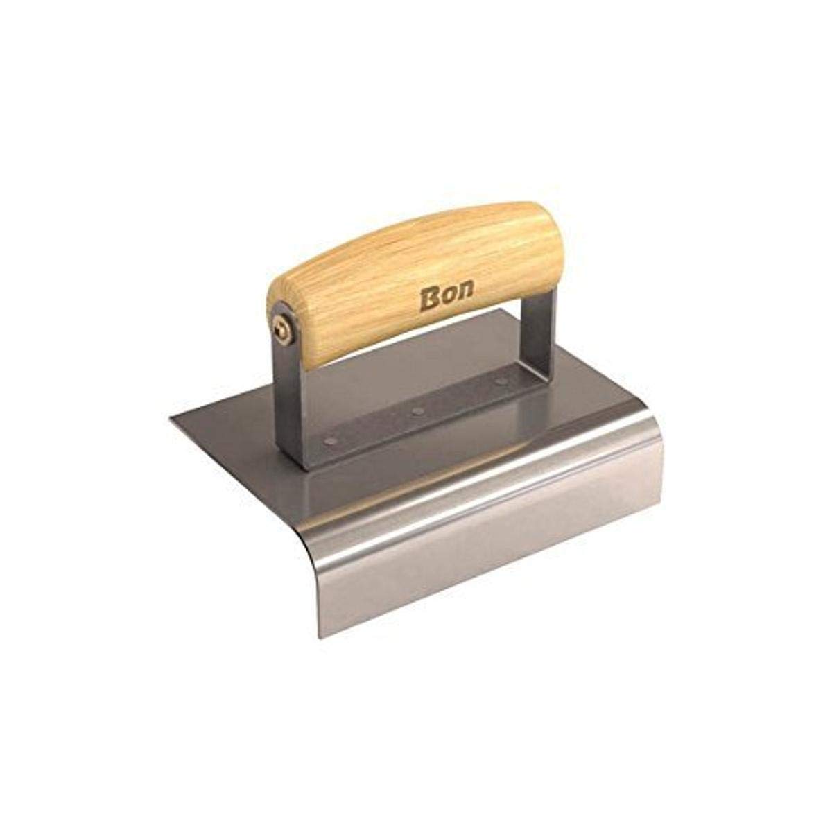 Bon 12-447 Edger - Stainless Steel 6-inch X 4-inch - 3/4-inch Radius X 1 1/2-inch Lip Wood Handle