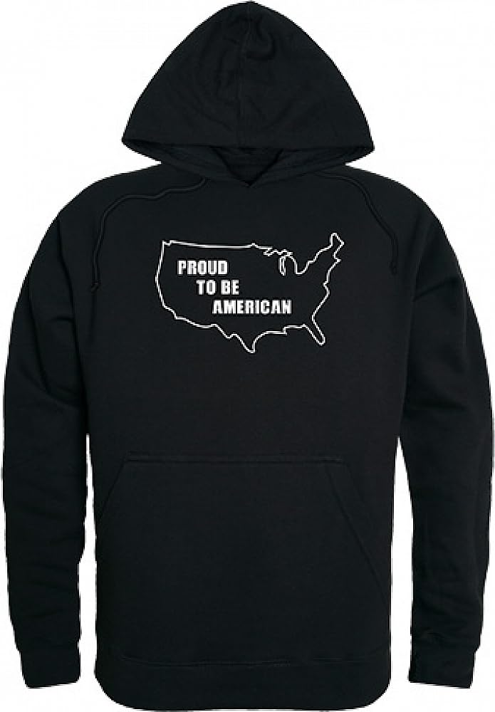 Graphic Pullover, PTB American, Black, L