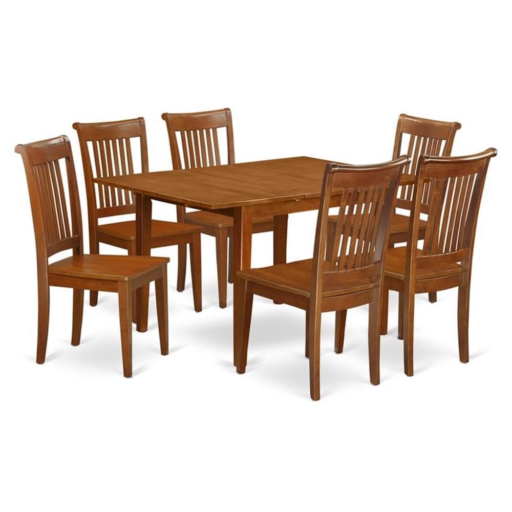7  Pc  Kitchen  nook  Dining  set-Kitchen  Table  and  6  Dining  Chairs