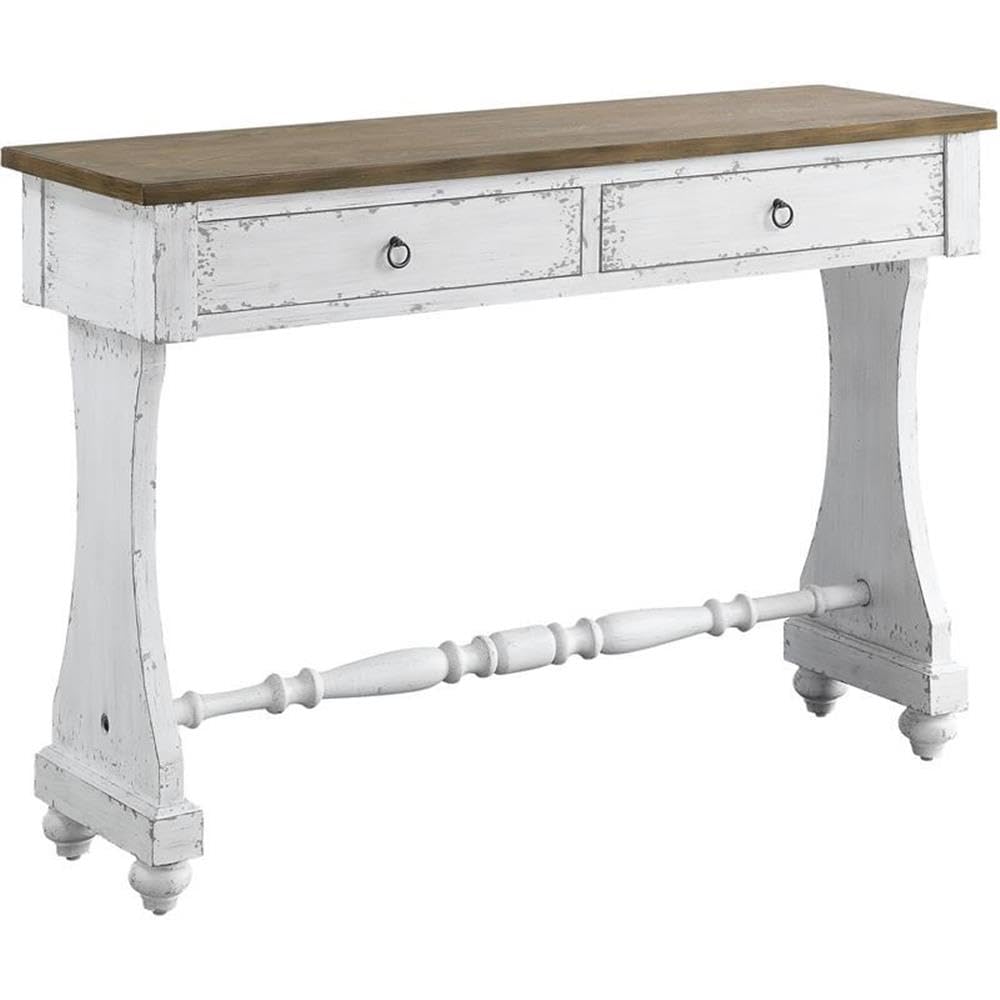 AC00281 - Console Table, Antique White Finish - Carminda
