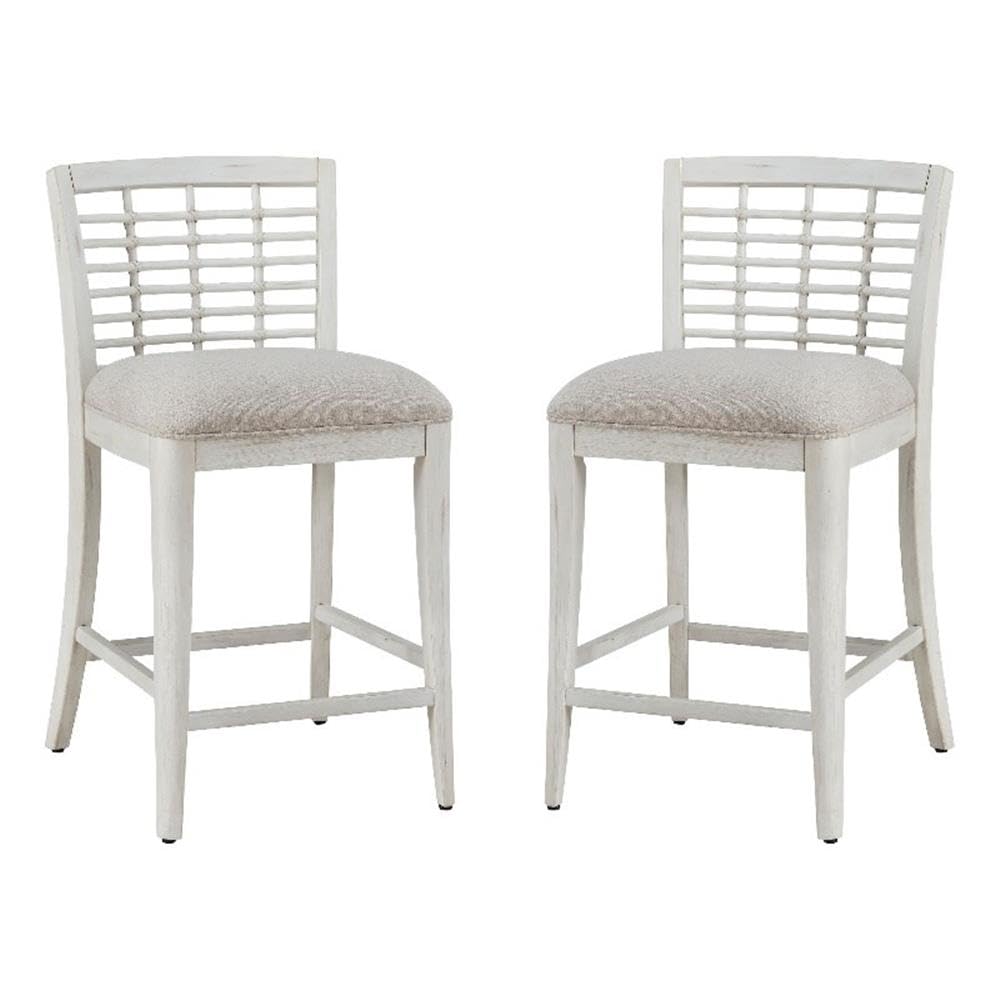 Beach Comber Counter Stool - Set of 2 - White