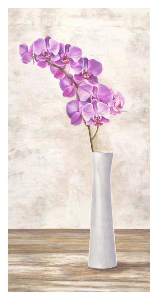 Orchid Arrangement-Paper Art-20x38”