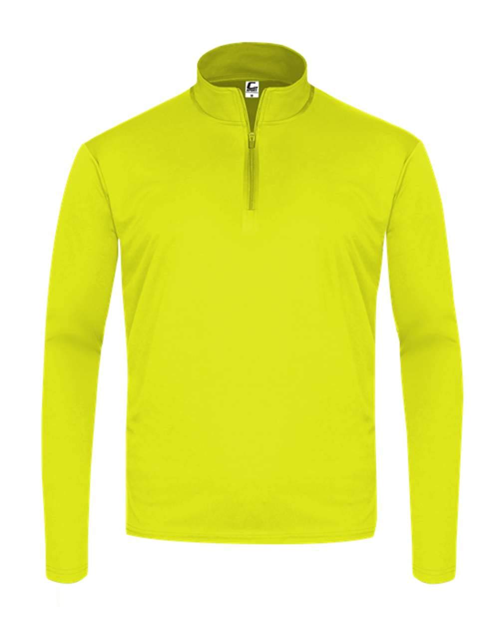 C2 Sport Youth Quarter-Zip Pullover - Safety Yellow, XL