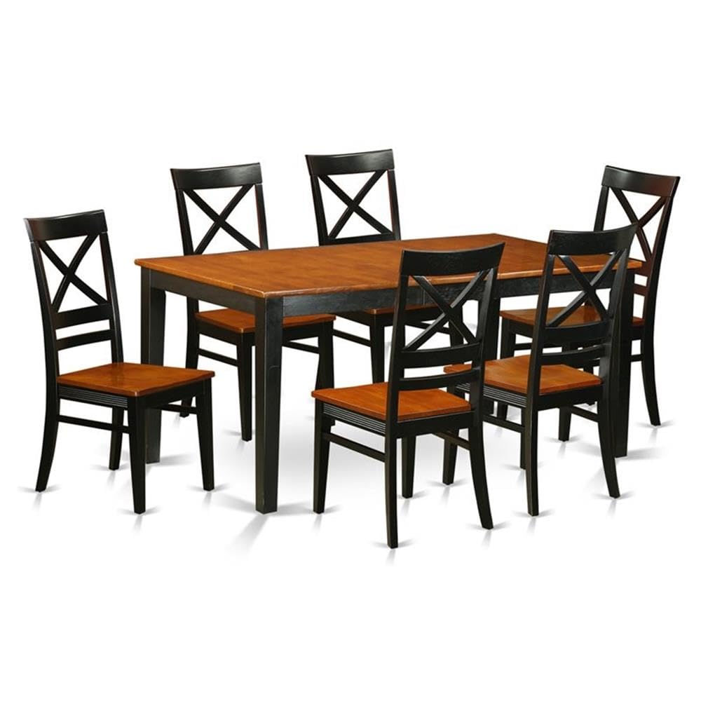7  PC  set-Dining  Table  and  6  Dining  Chairs