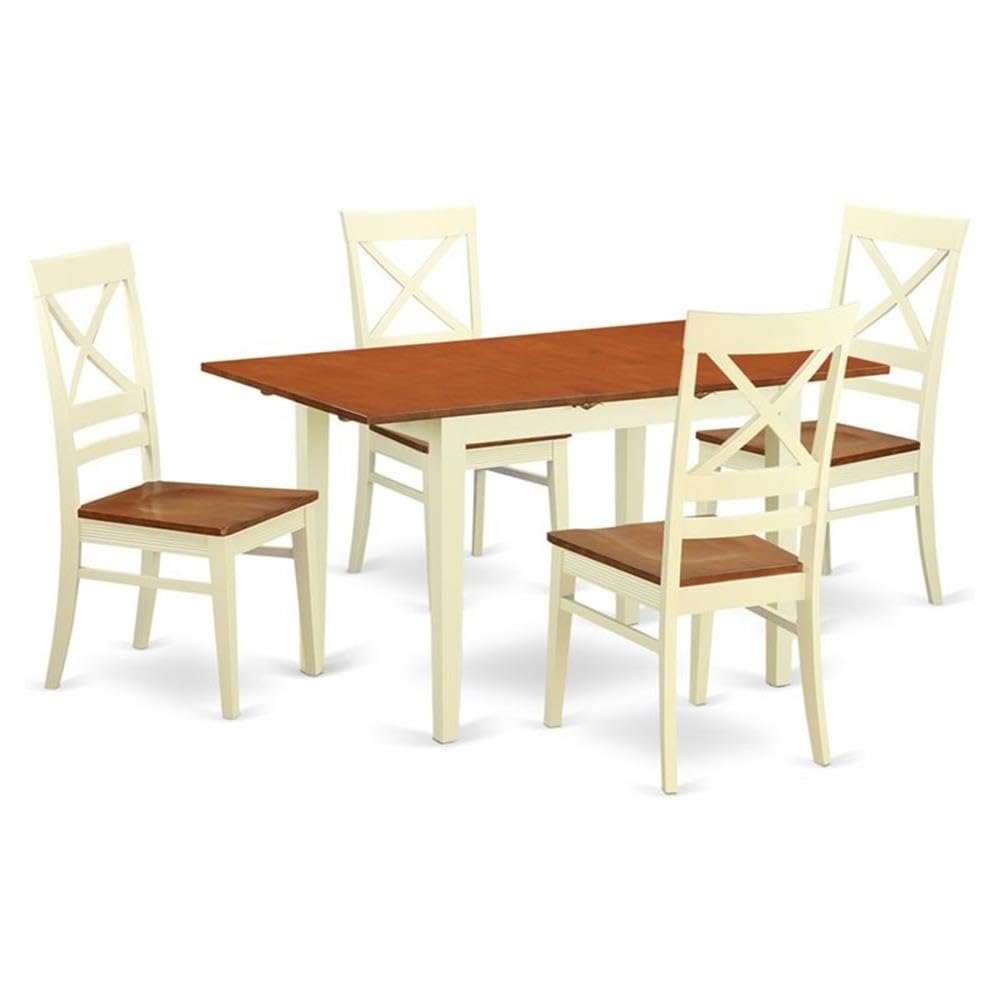 5  Pc  small  Kitchen  Table  set  for  4-Table  and  4  Kitchen  Chairs