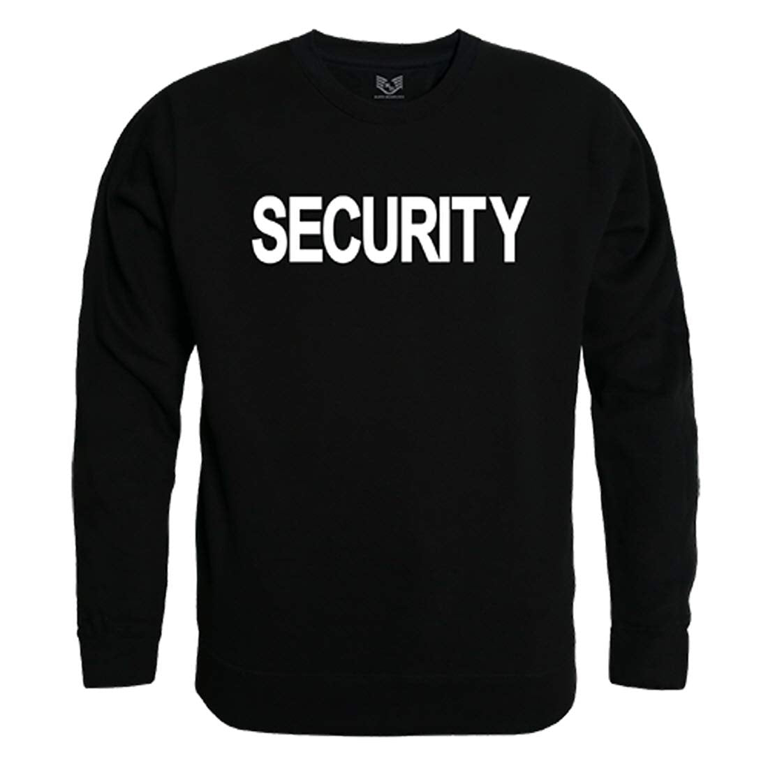 Graphic Crewneck, Security, Black, S