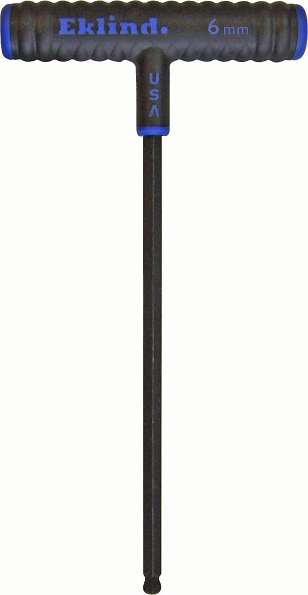 Eklind 64860 6 Mm Power-T T-Handle Ball-Hex T-Key Allen Wrench