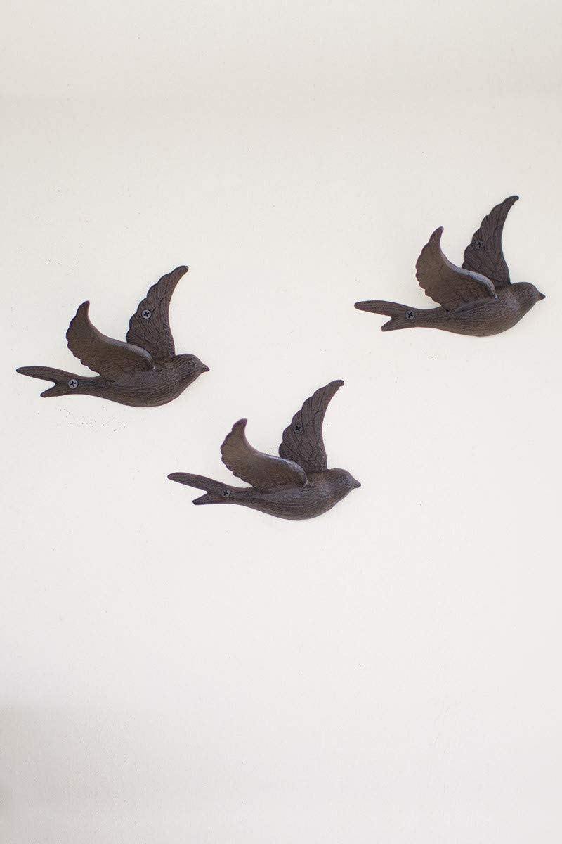 Cast Iron Flying Bird Wall Hook (Min 4)