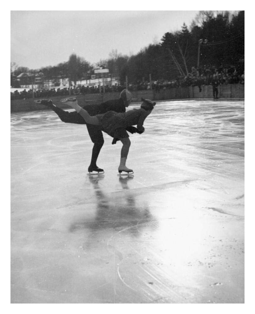 Winter Sports, Figure Skating. Hanover, New Hampshire, 1936-Paper Art-24x30”