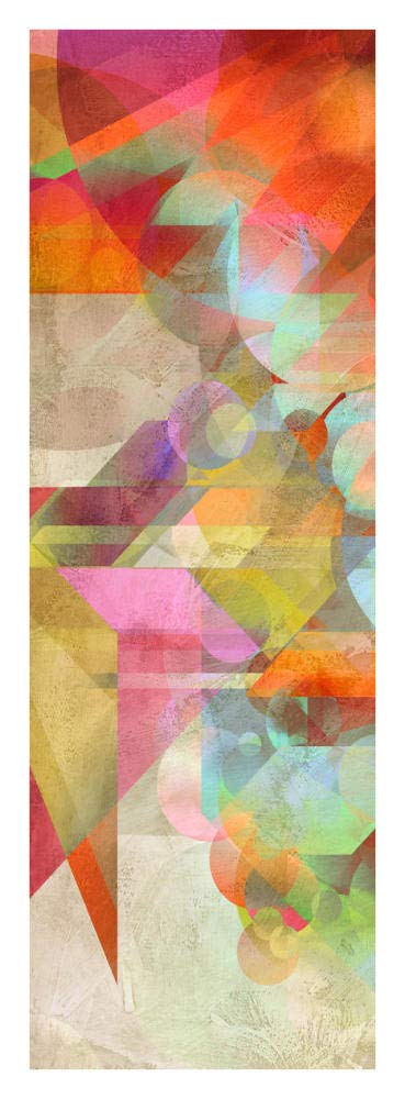 Colorfall I-Paper Art-14x38”