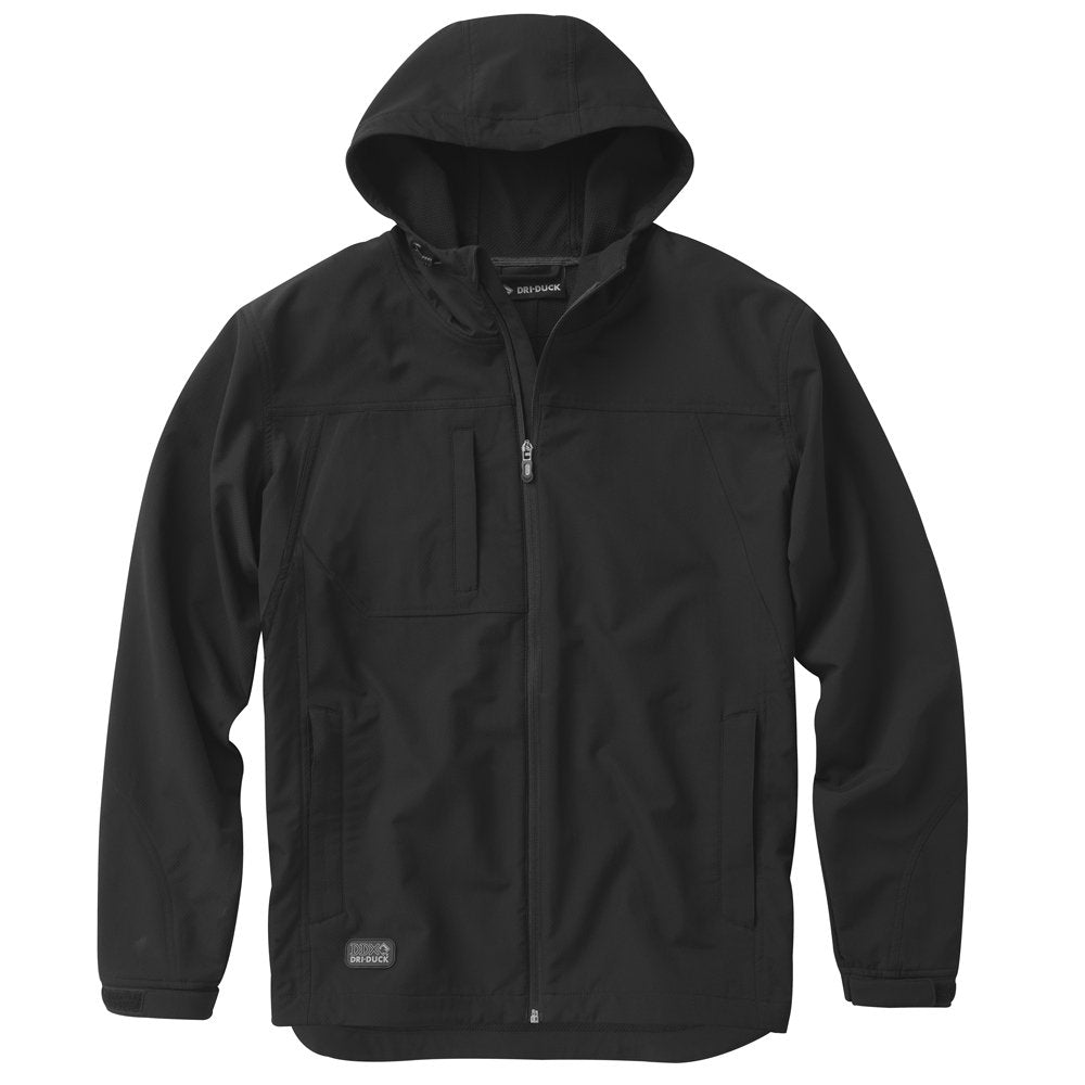 DRI DUCK Apex Soft Shell Hooded Jacket - Black, M