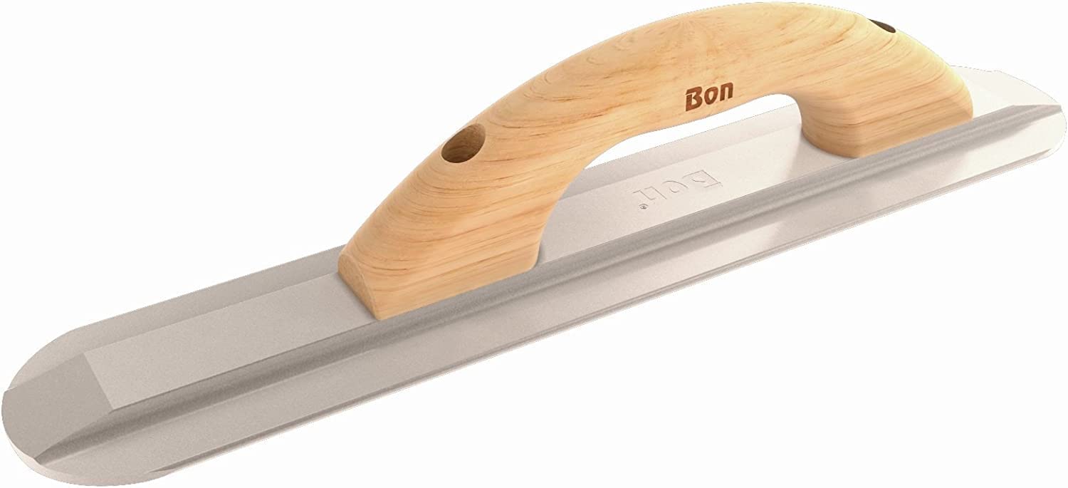 Bon 12-408 Mag Float - Rnd End - 16-inch X 3 1/8-inch Wood Handle