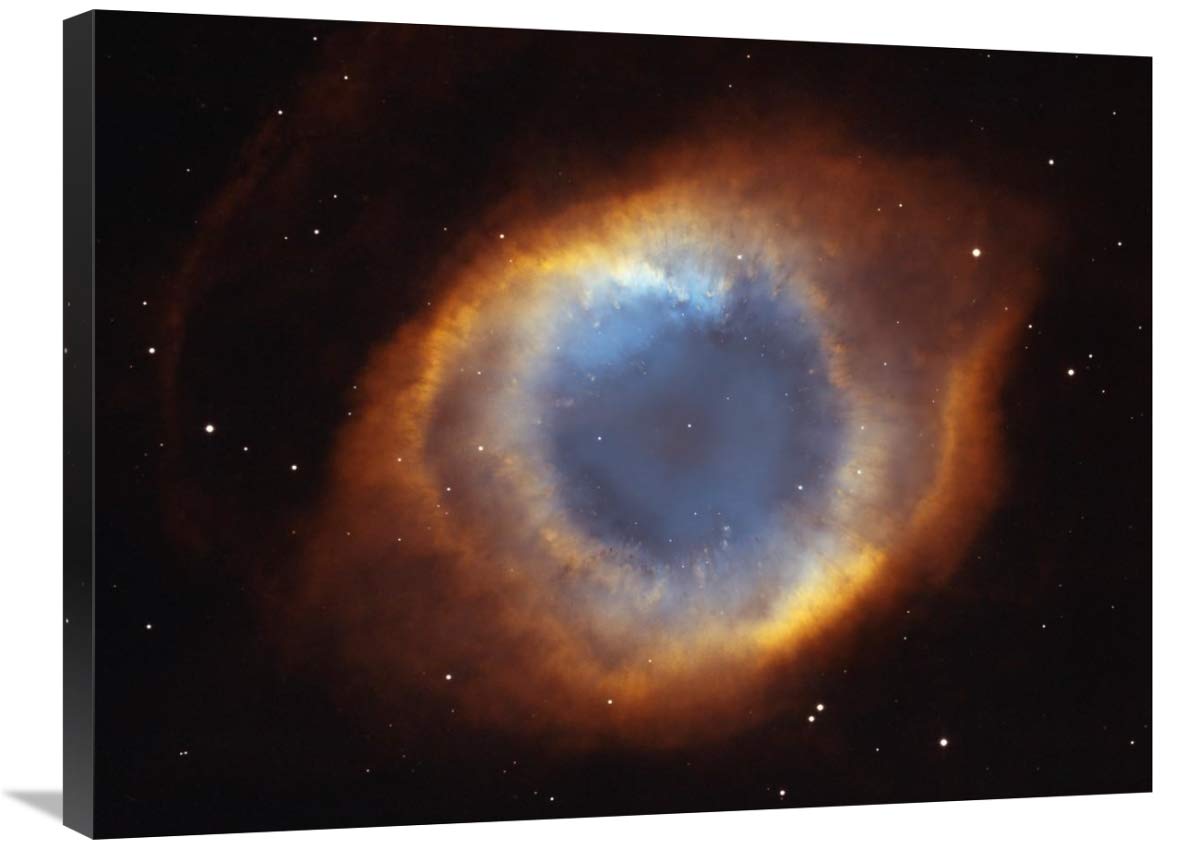 Helix Nebula -  a Gaseous Envelope Expelled By a Dying Star-Canvas Art-32x24”