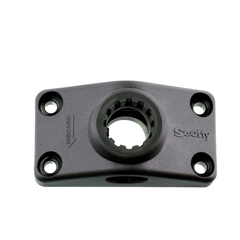 SCOTTY SIDE/DECK MOUNTING BRACKET BLACK