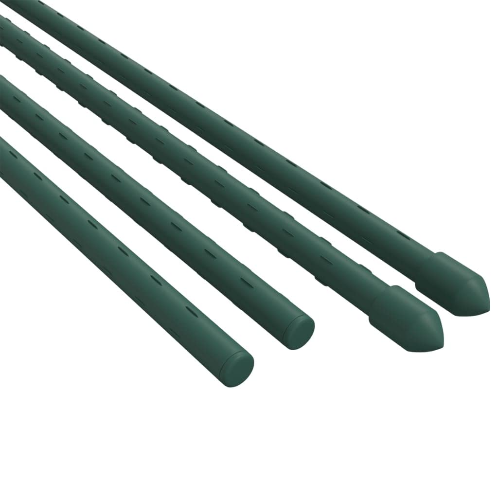 vidaXL Garden Plant Stakes 30 pcs Green 23.6 Steel"