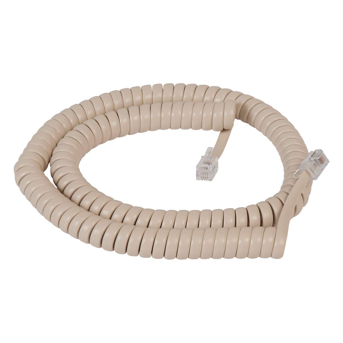 GCHA444012-FIV / 12 IVORY Handset Cord