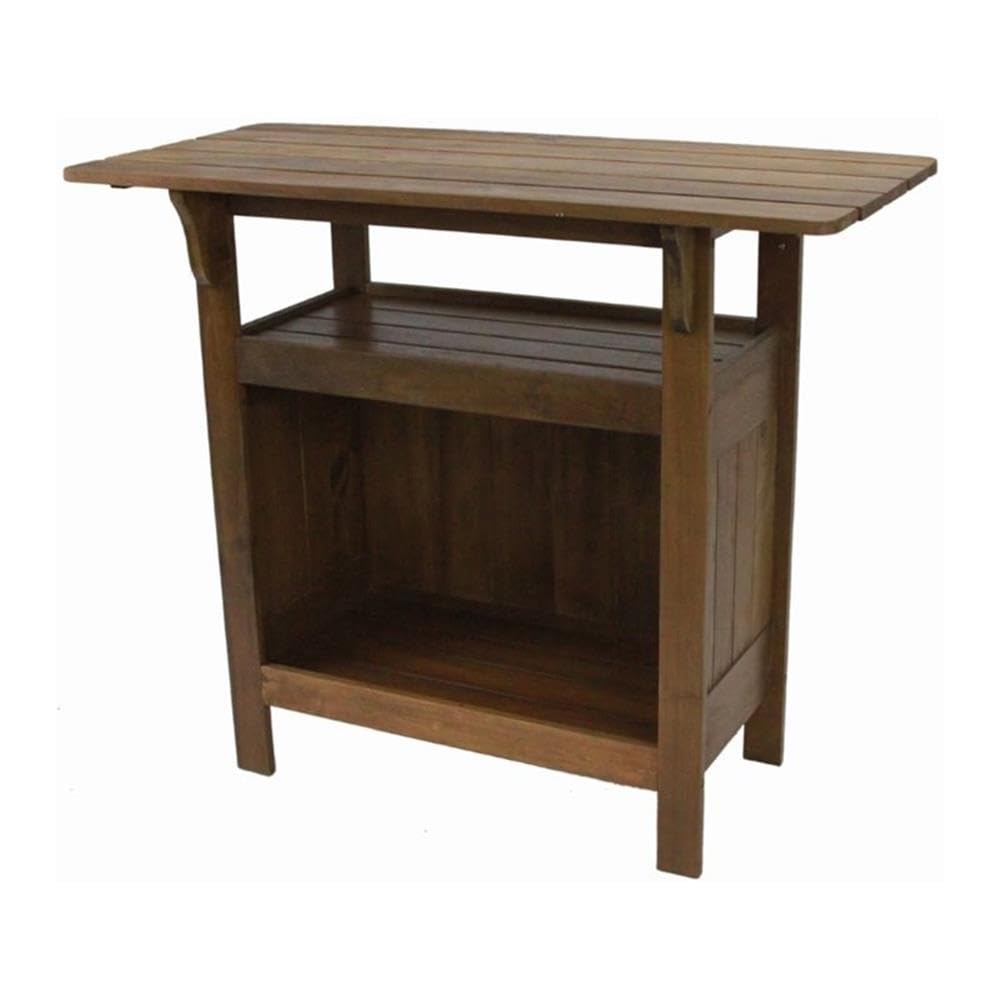 Wood Bar Table -Brown