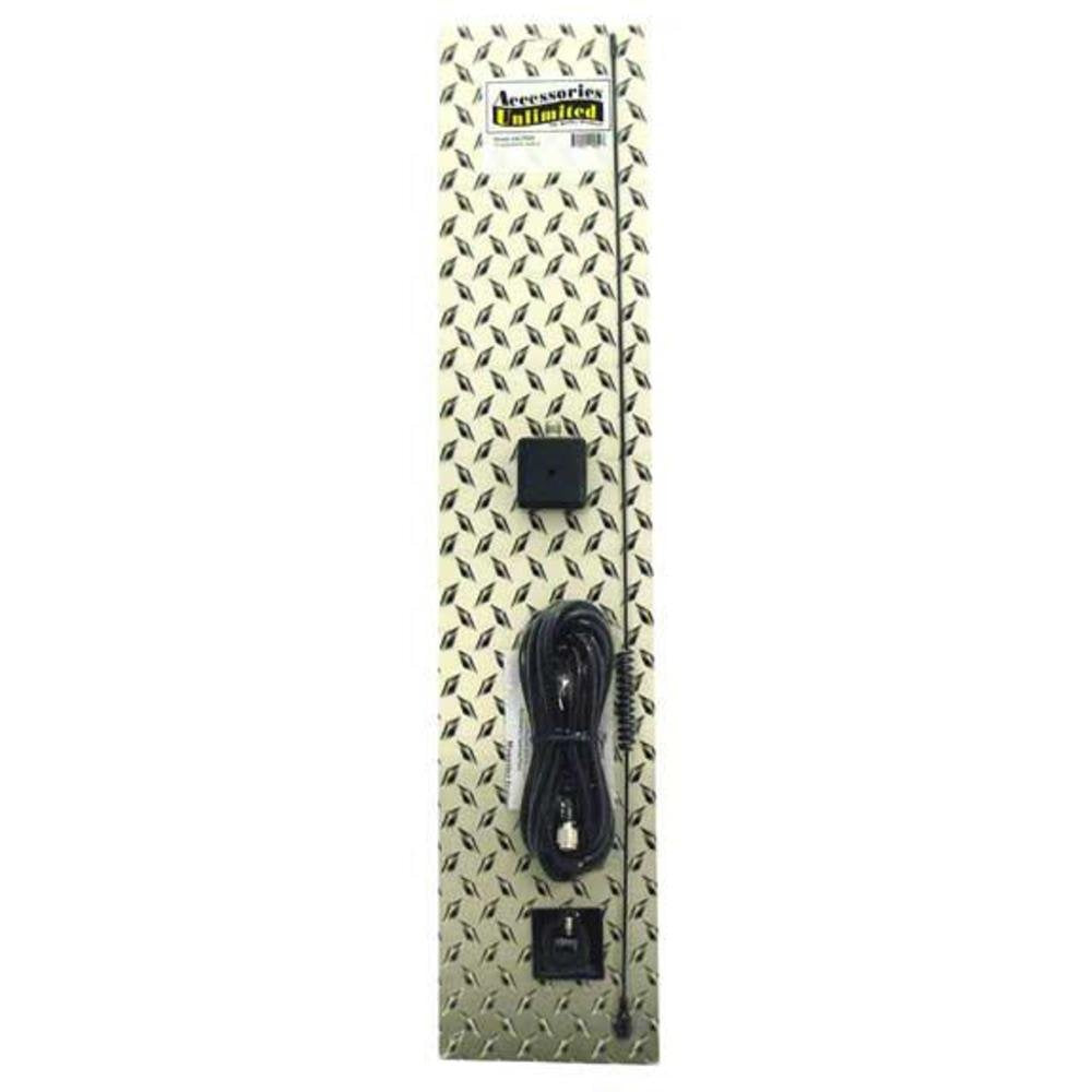 ACCESSORIES UNLIMITED - 30-1200 MHZ GLASS MOUNT SCANNER ANTENNA KIT WITH BNC CONNECTOR