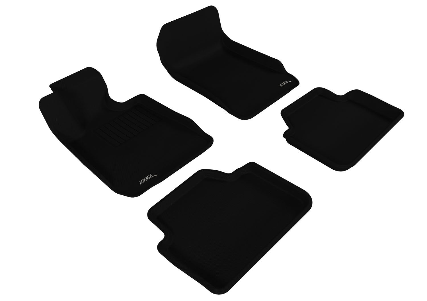 3D MAXpider BMW 3 SERIES SEDAN SDRIVE 2006-2011 KAGU BLACK R1 R2