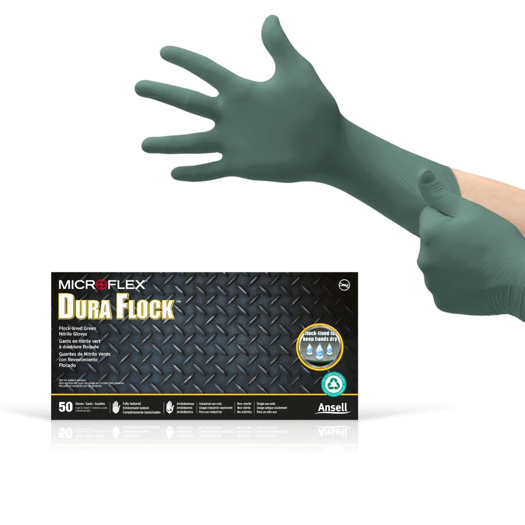 DURA FLOCK GLOVES LARGE