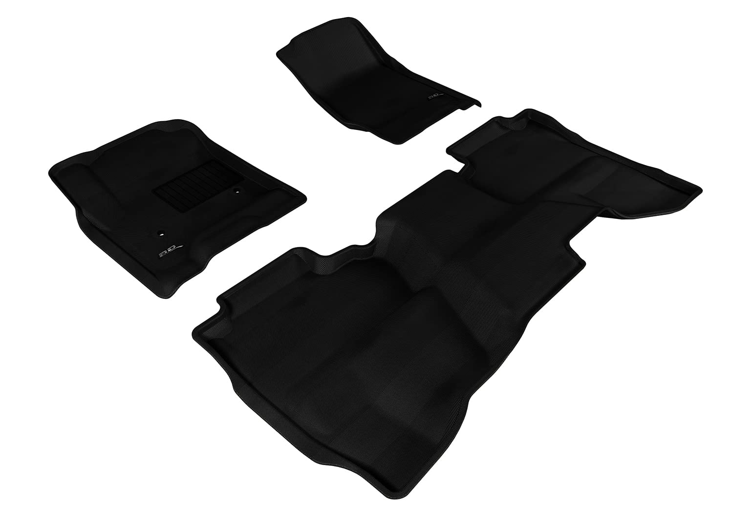 3D MAXpider GMC SIERRA 1500 DOUBLE CAB 2014-2018 / 2500HD / 3500HD DOUBLE CAB 2015-2019 / SIERRA 1500 LIMITED 2019 KAGU BLACK R1 R2