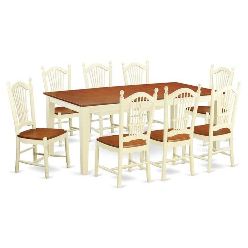 9  PcKitchen  dinette  set  -Dining  Table  and  8  Dining  Chairs