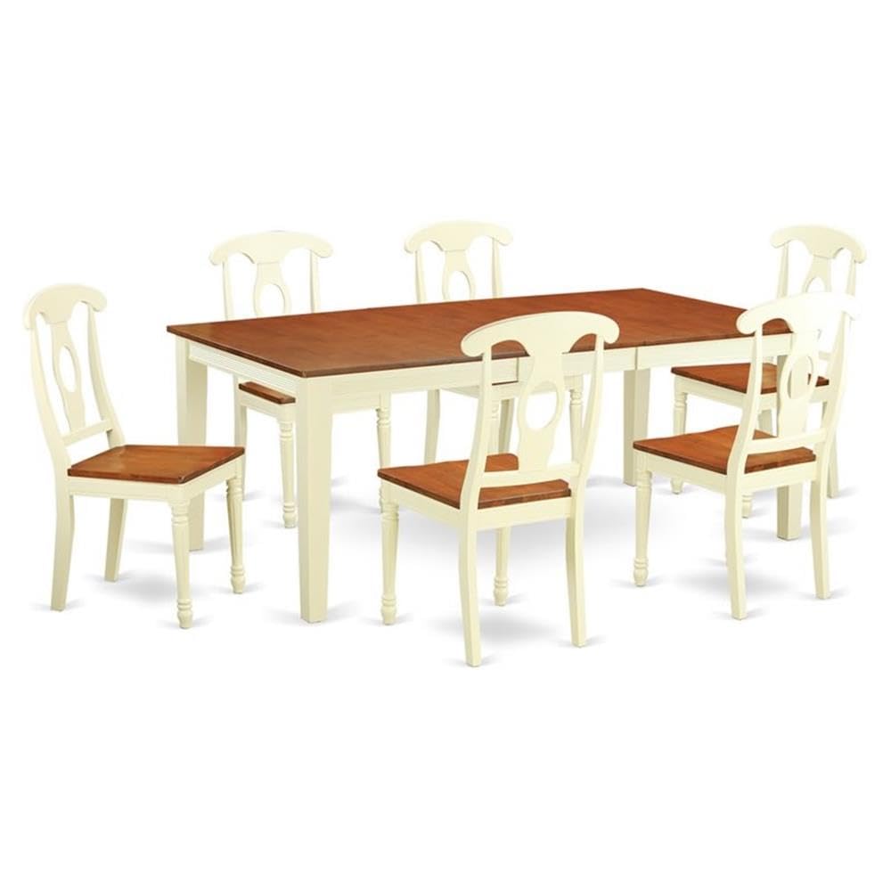 7  Pc  Kitchen  nook  Dining  set  -Dining  Table  and  6  Dining  Chairs